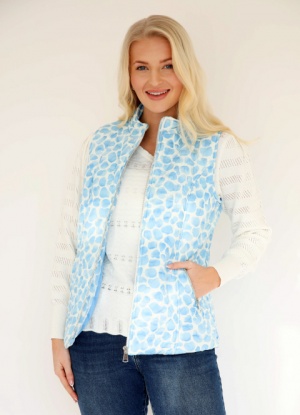 Mudflower Patterned Gilet